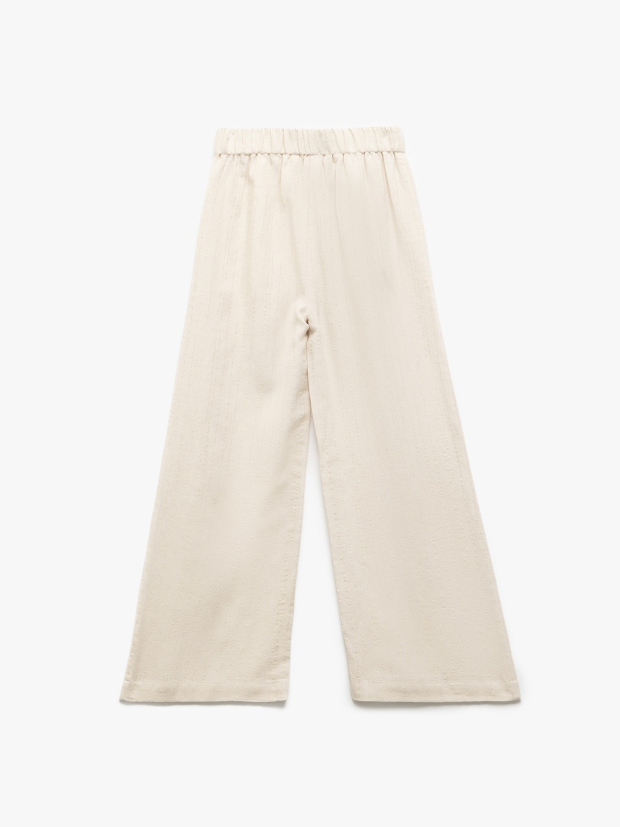Striped Wide Leg Trousers
