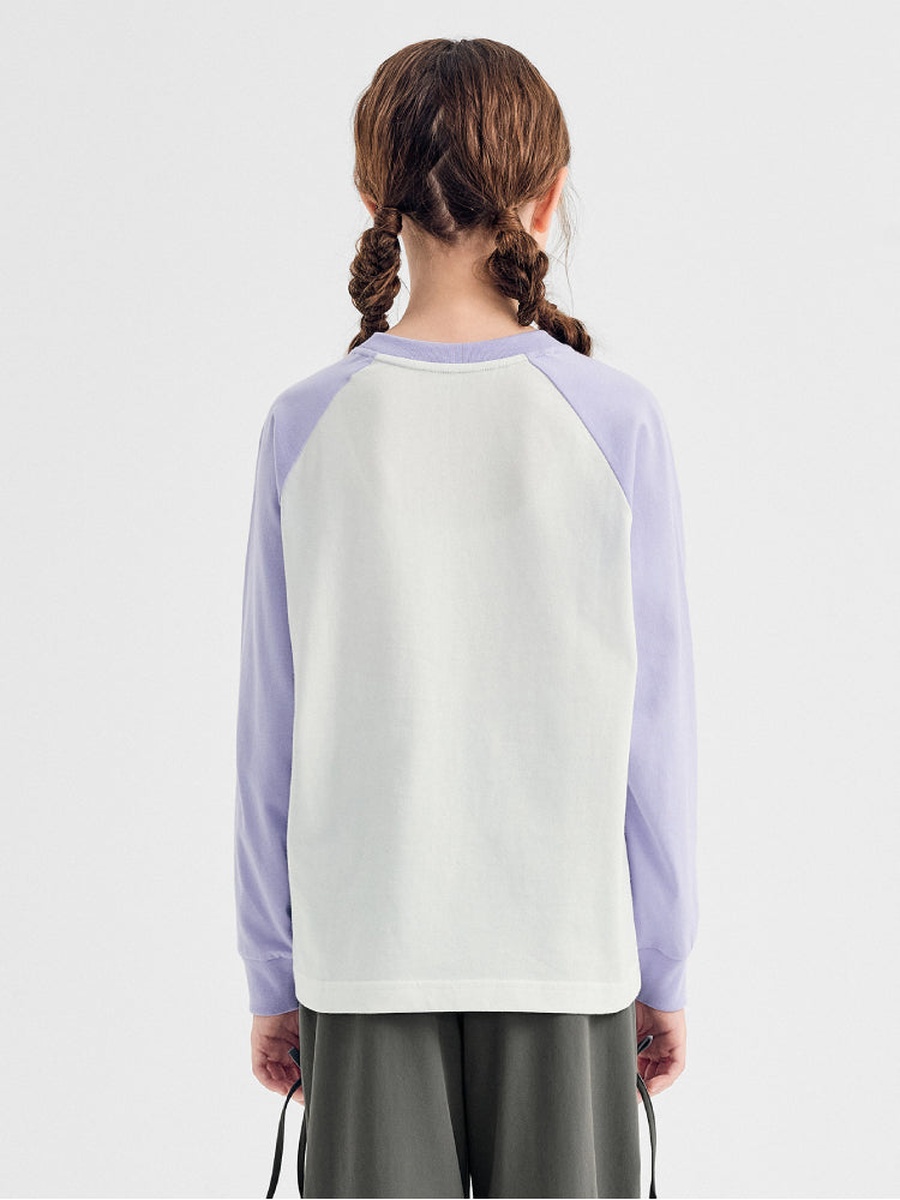 Slogan Print Raglan Sleeve T-Shirt