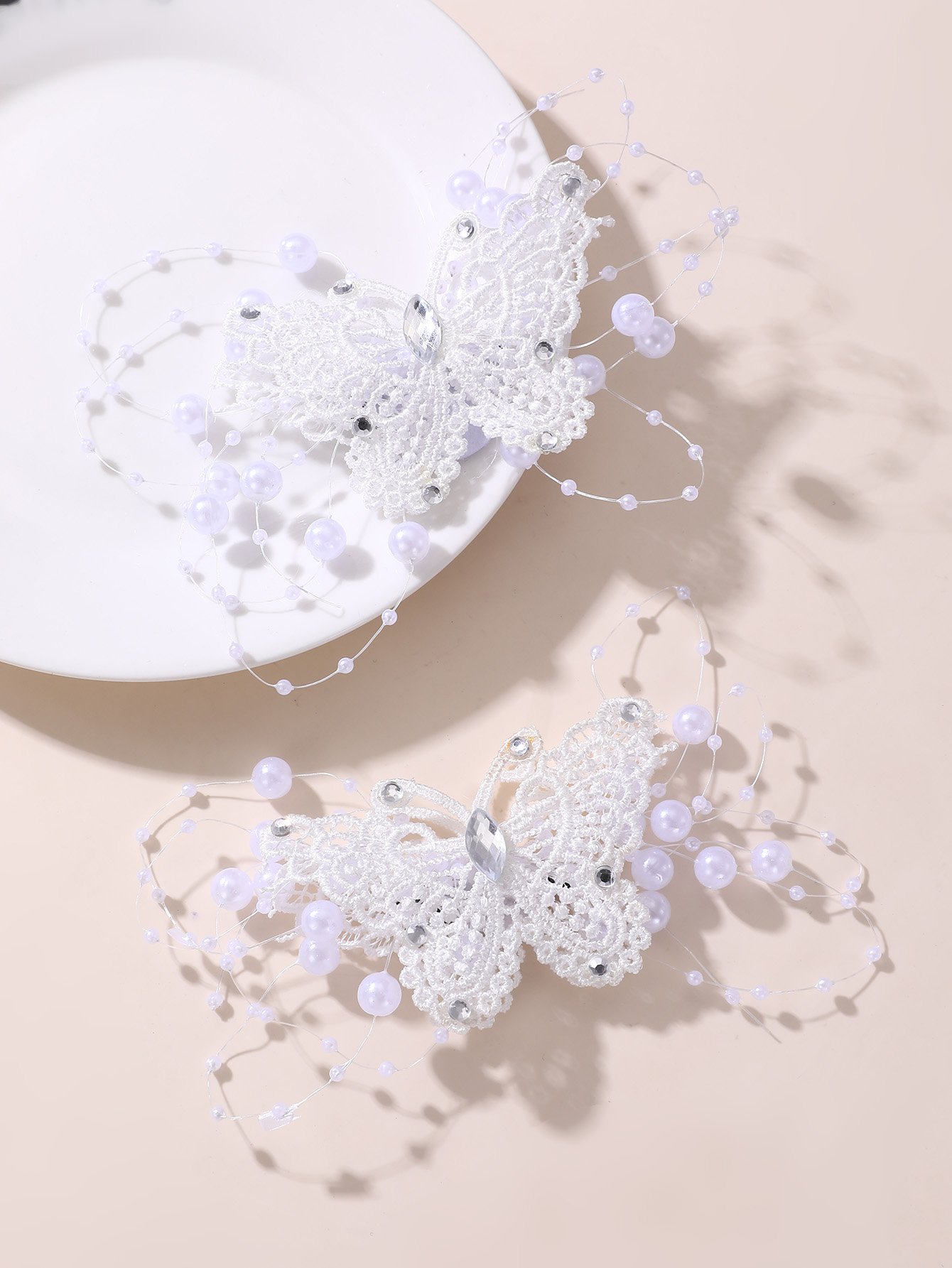 Set of 2 - Butterfly Hair Clips