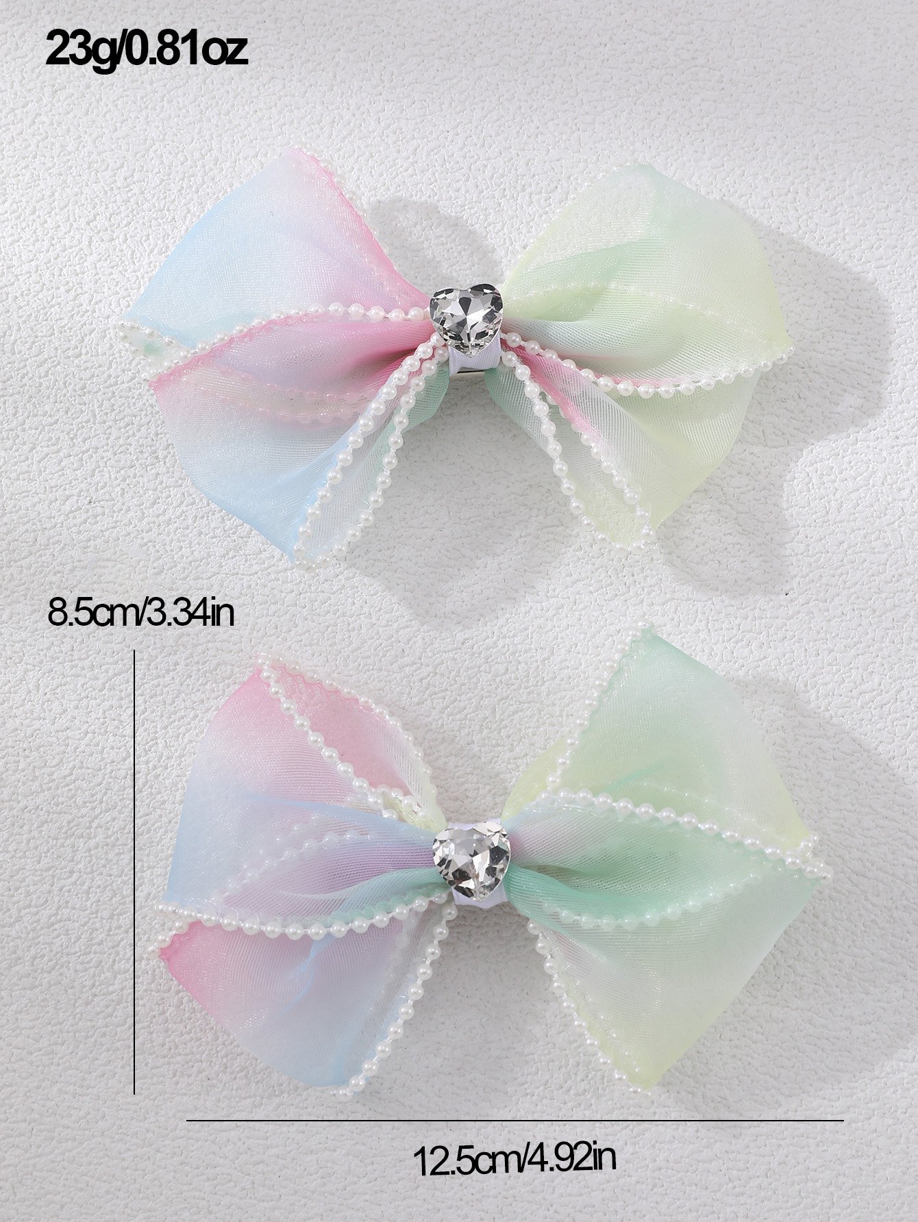Set of 2 - Bow Hair Clips