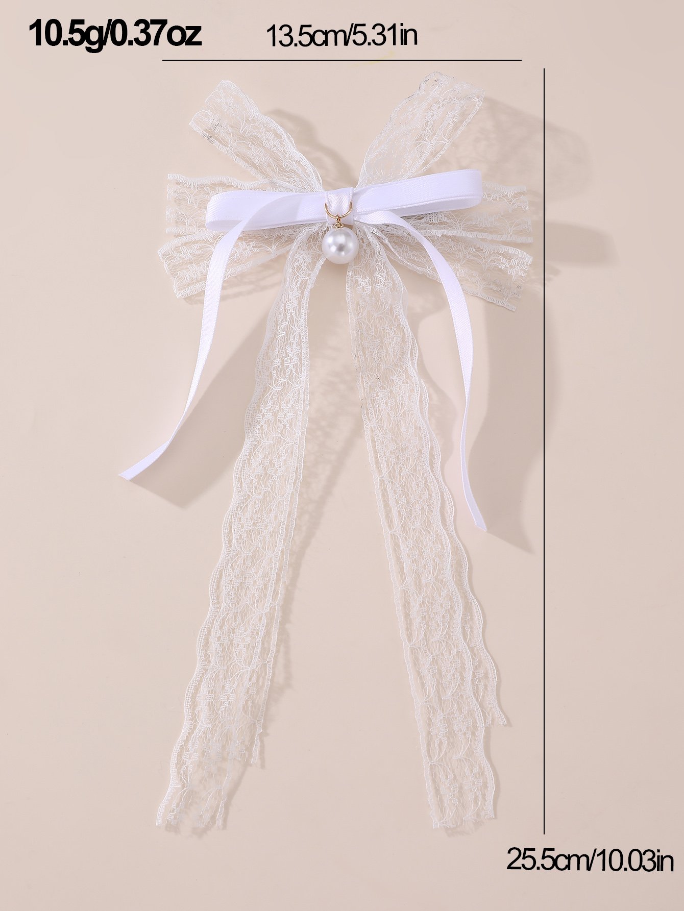 Lace Bow Hair Clip