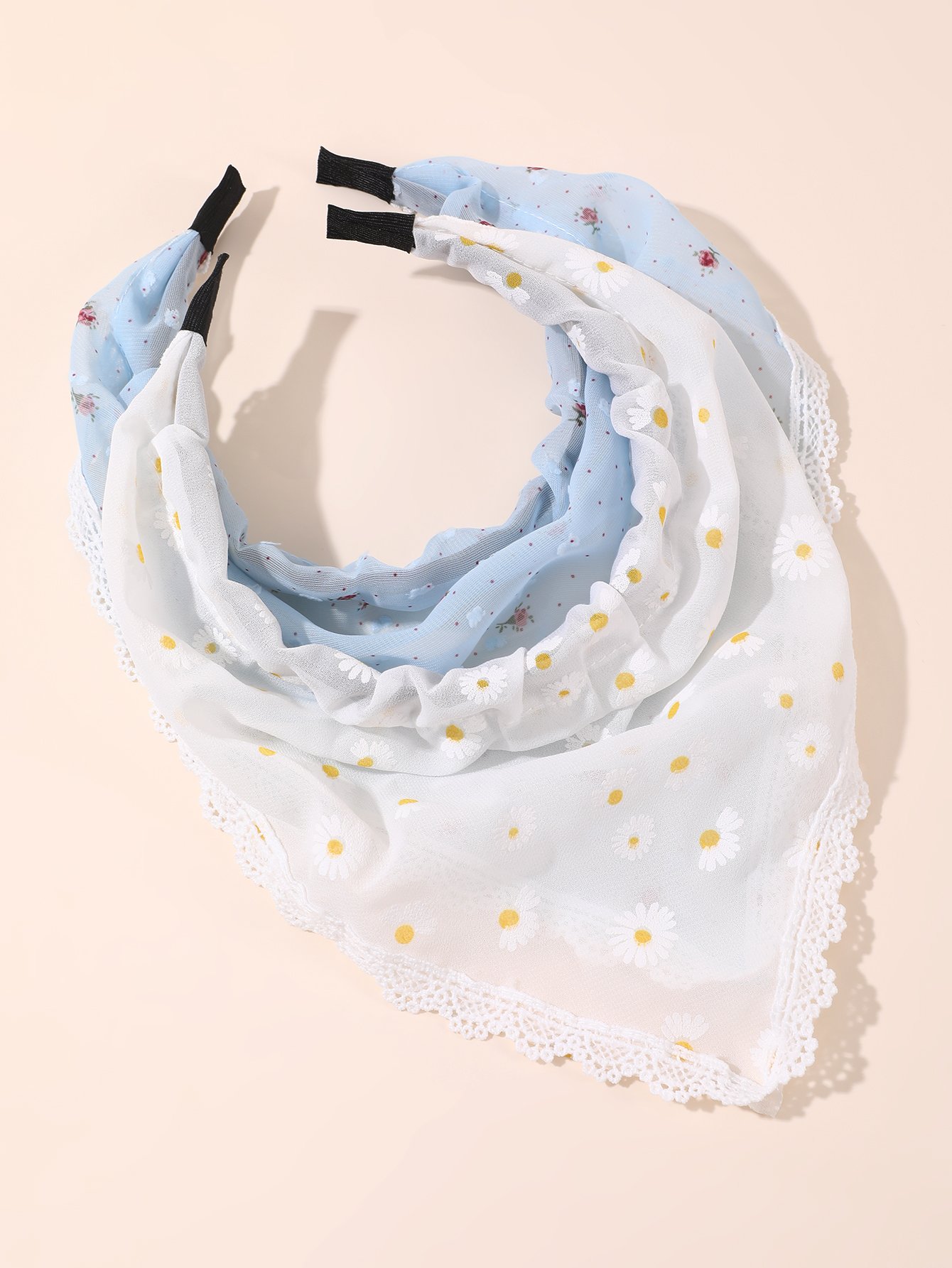 Set of 2 - Floral Print Headband