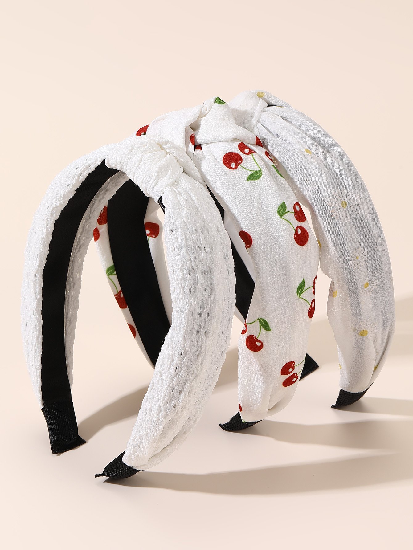 Set of 3 - Printed Knot Headband