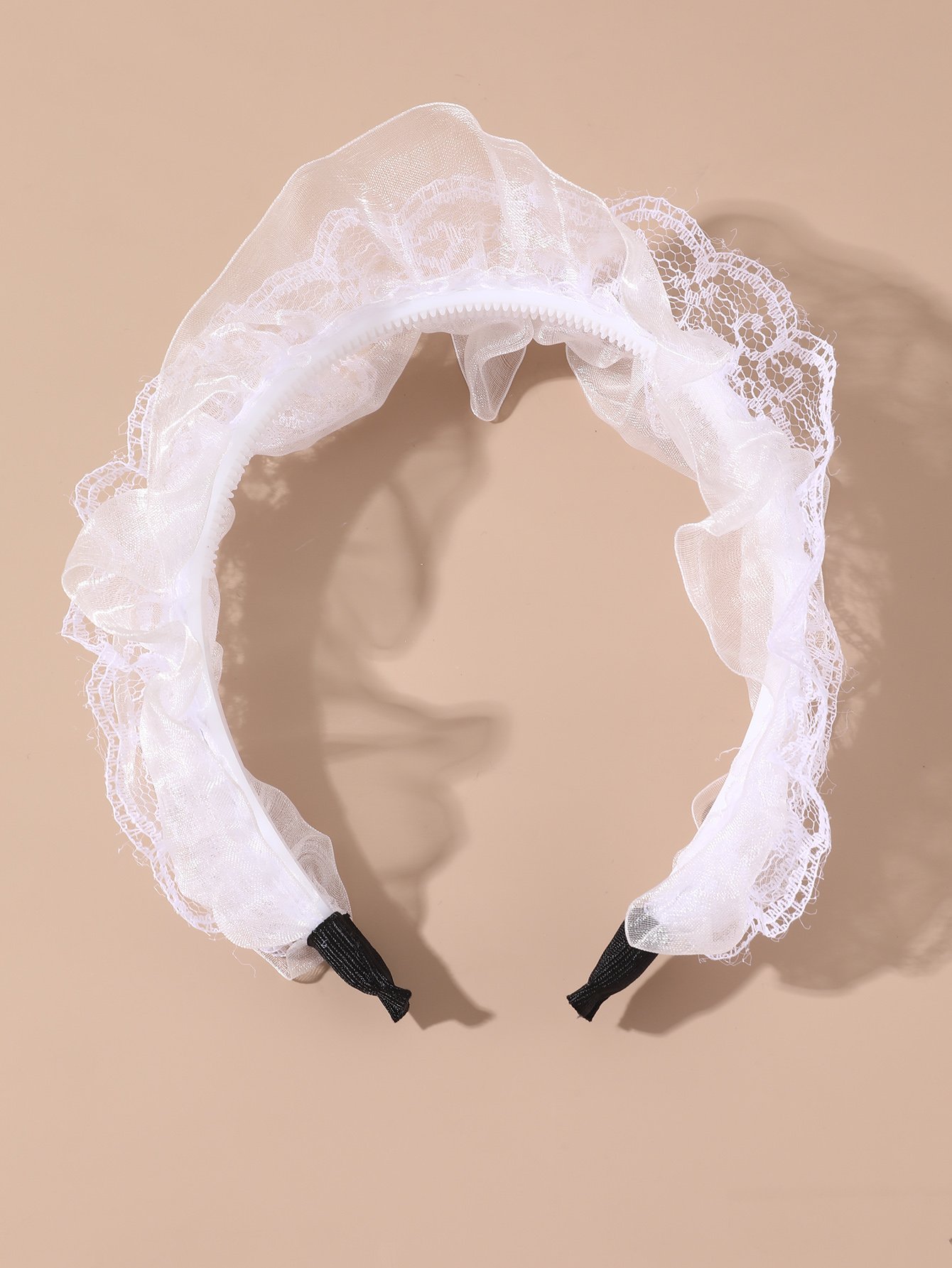 Ruffled Mesh Headband