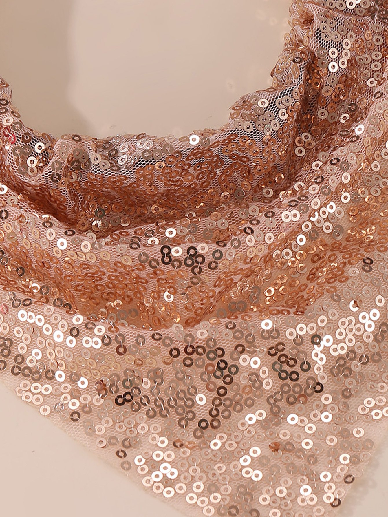 Girls brown Sequin Headband
