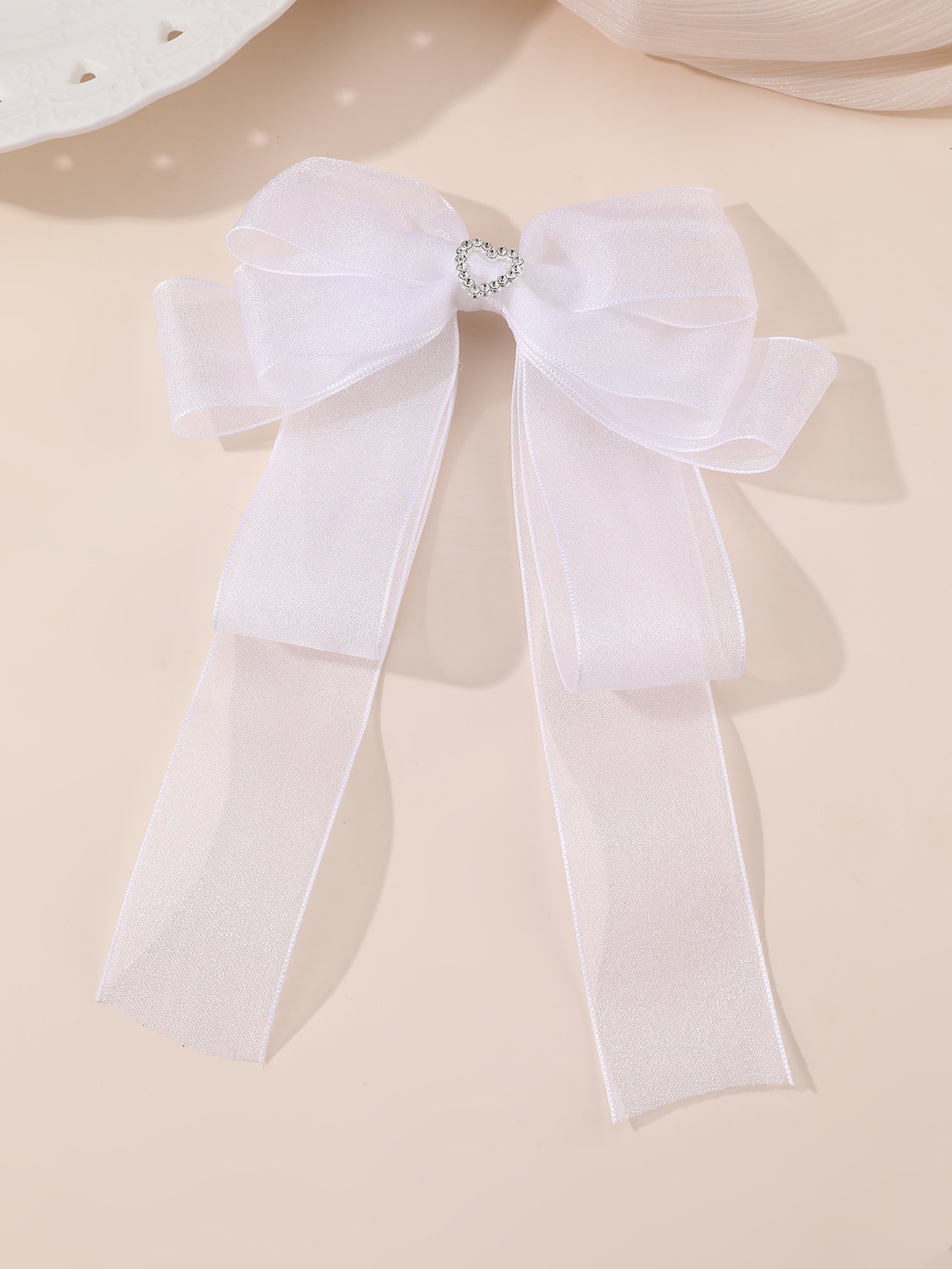 Solid Bow Hair Clip