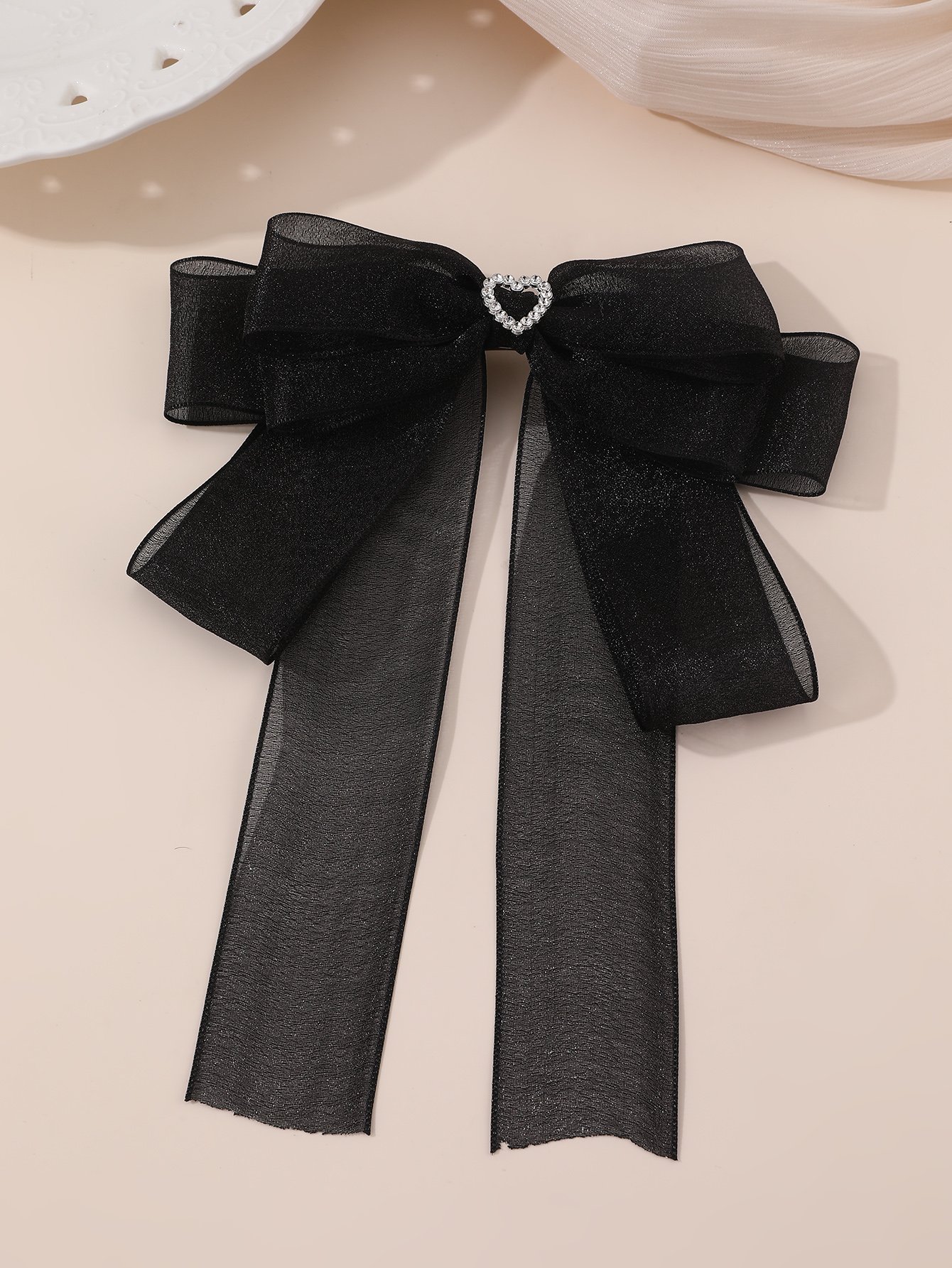 Solid Bow Hair Clip