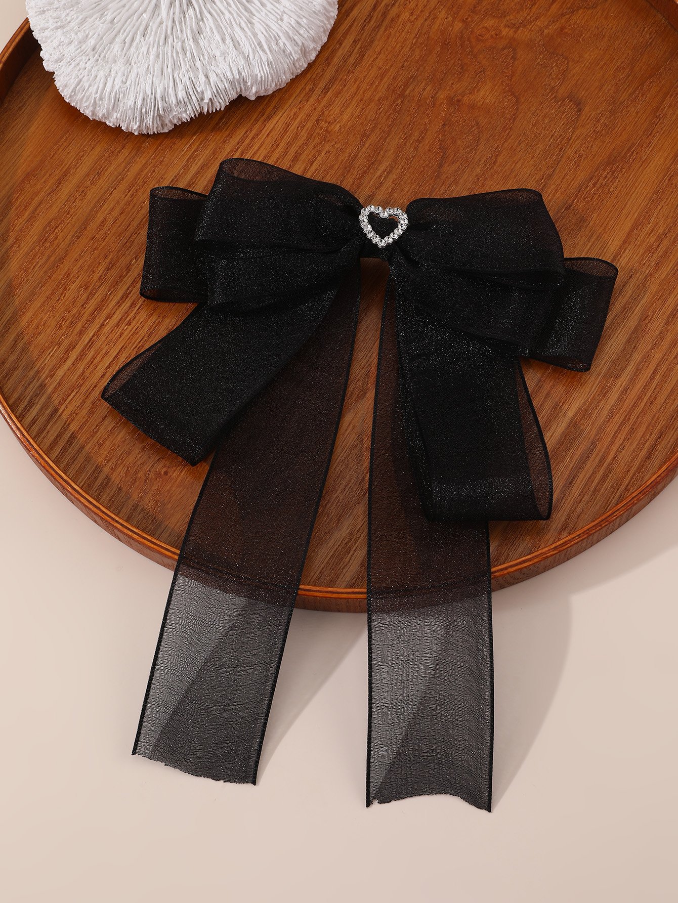 Solid Bow Hair Clip