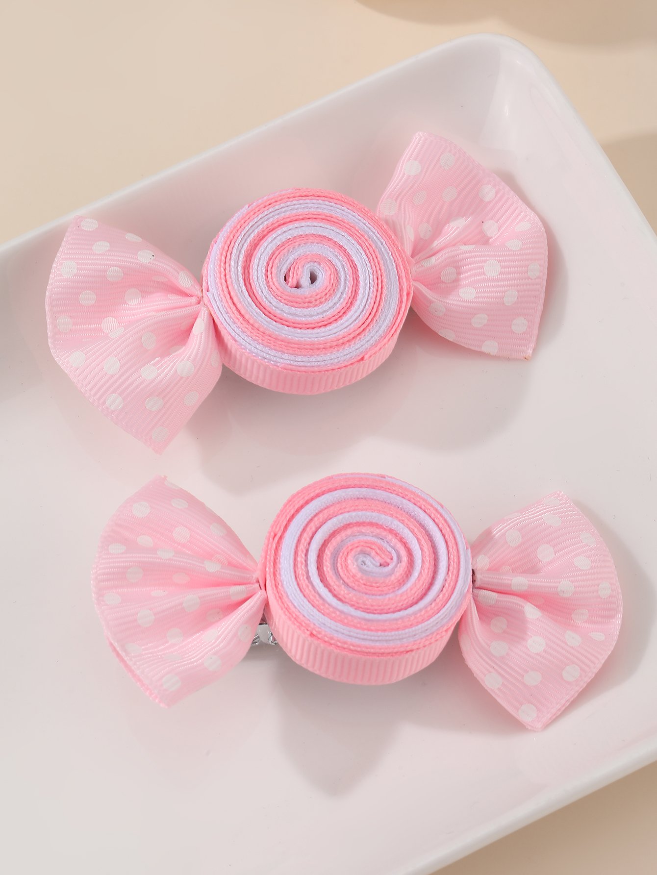 Set of 2 - Candy Style Hair Clips