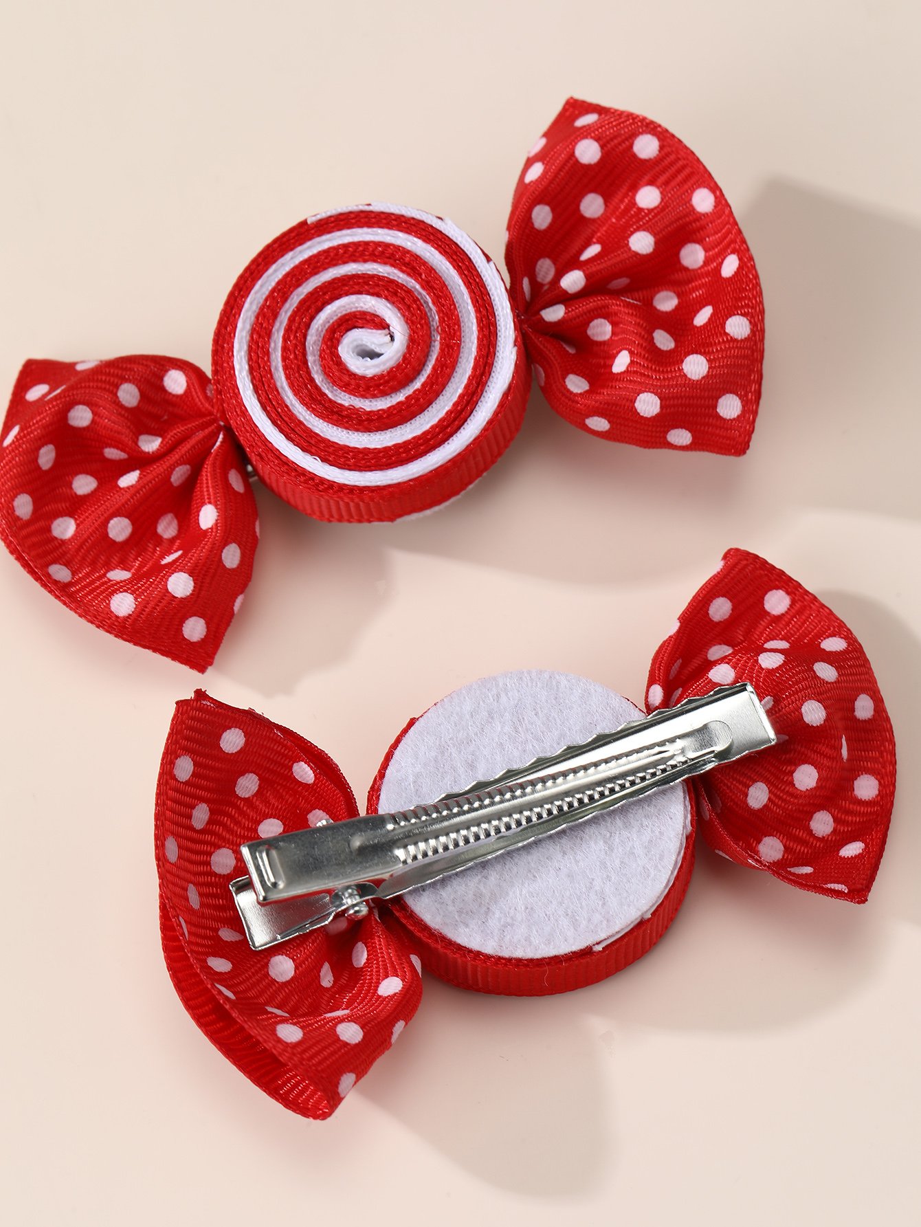 Set of 2 - Candy Style Hair Clips