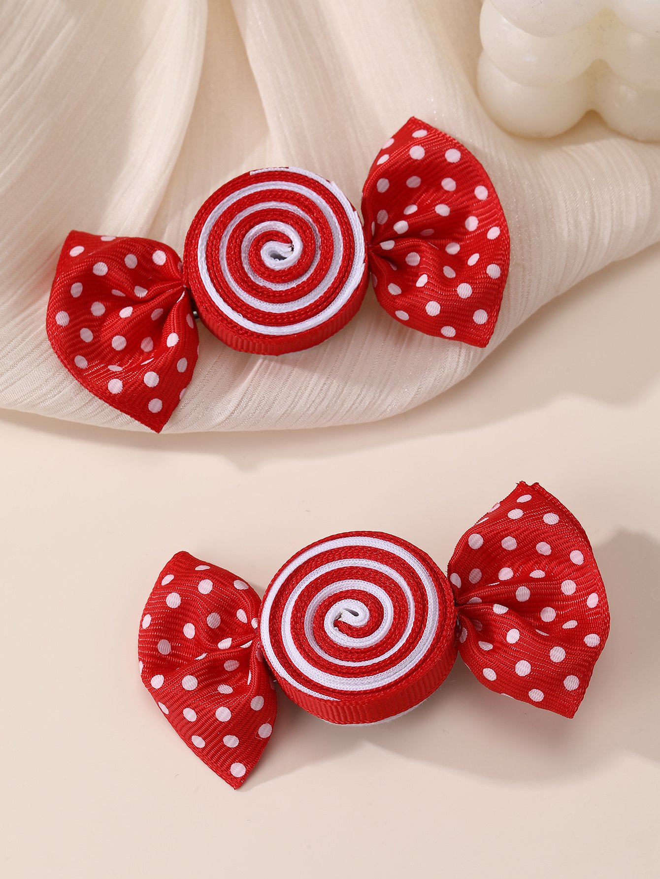 Set of 2 - Candy Style Hair Clips