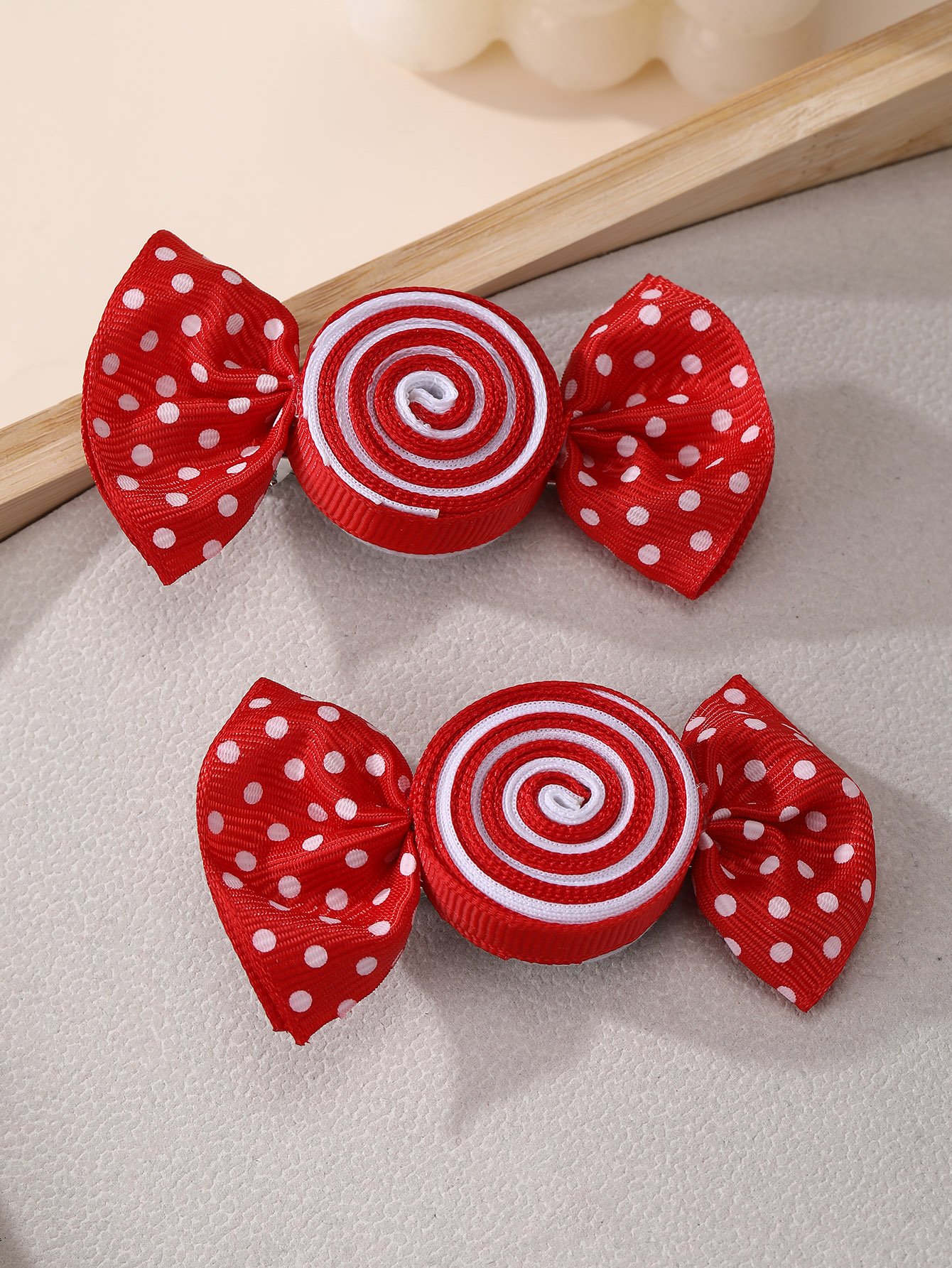 Set of 2 - Candy Style Hair Clips