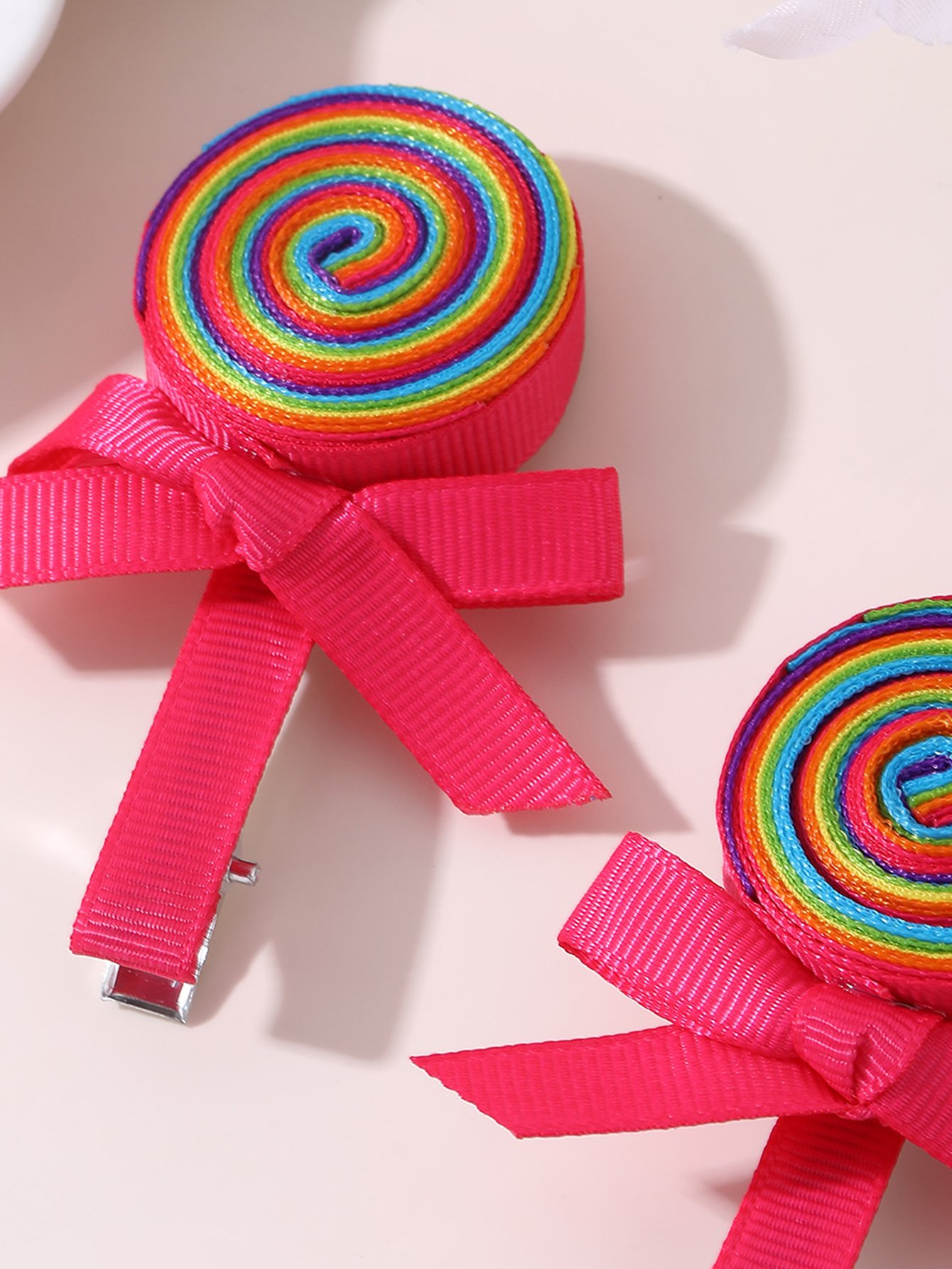 Set of 2 - Candy Design Hair Clips