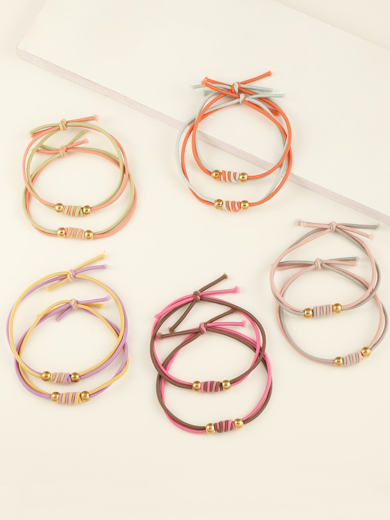 Set of 10 - Fashion Hair Ties