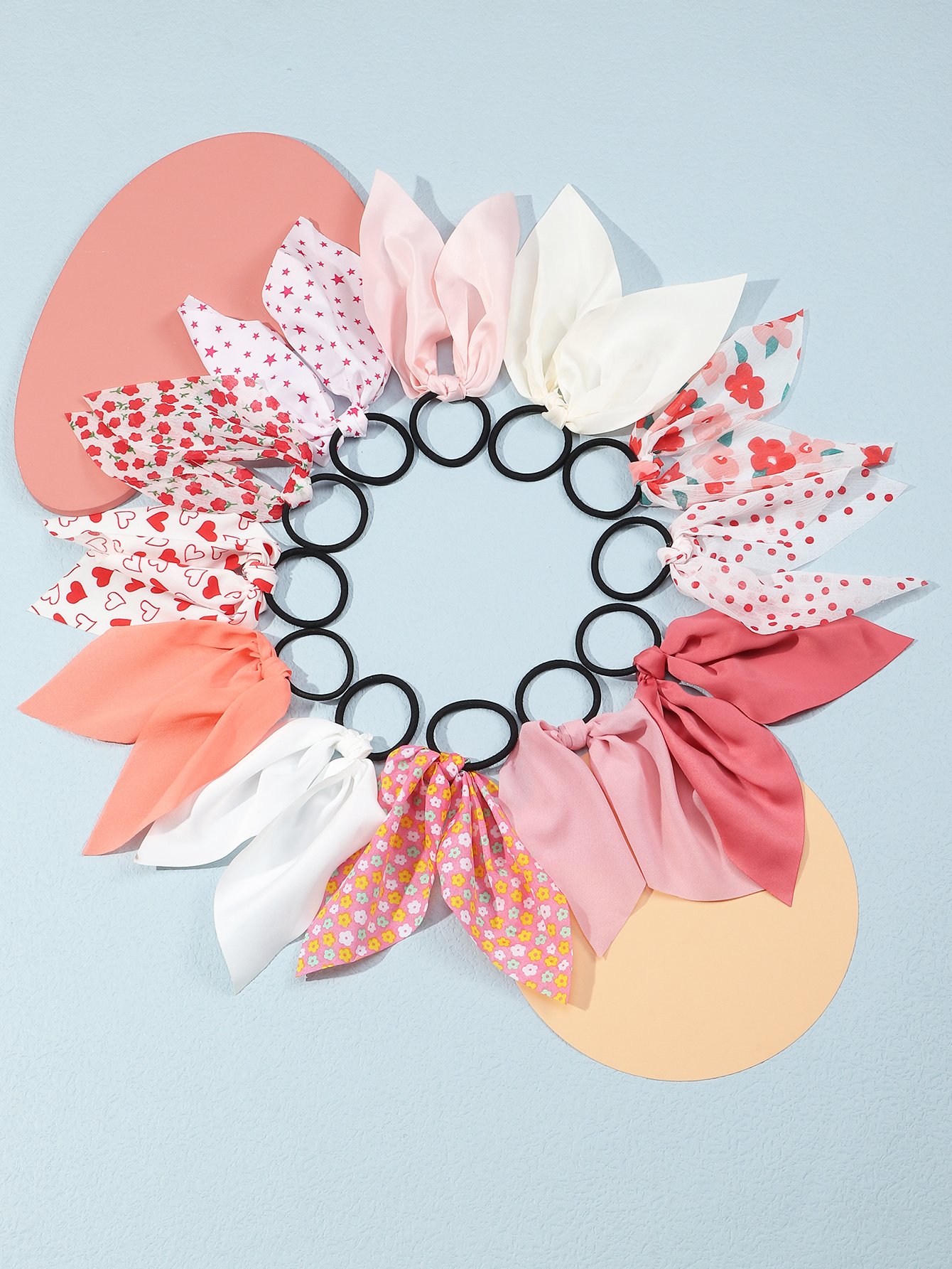 Set of 10 - Fashion Hair Ties
