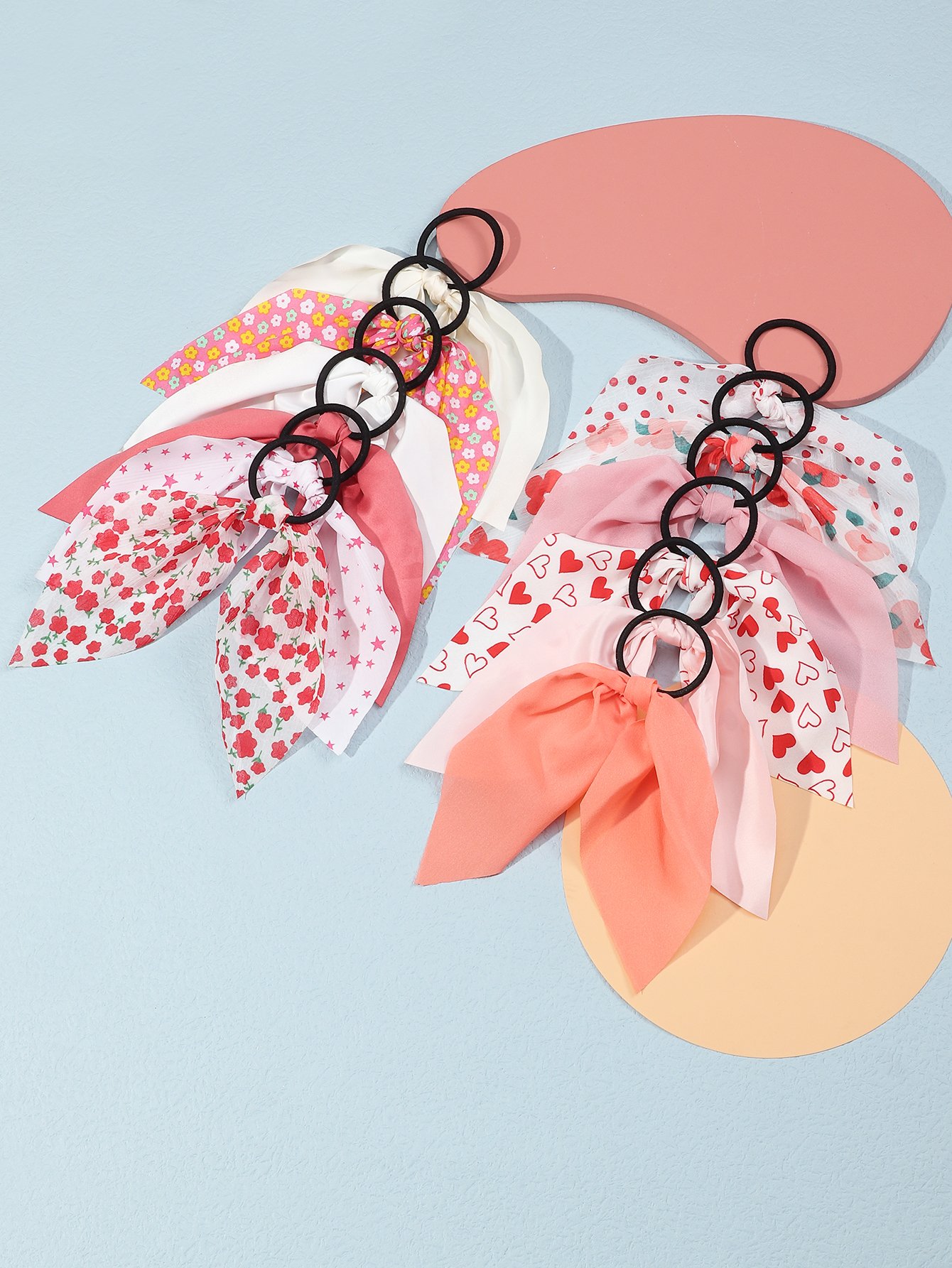 Set of 10 - Fashion Hair Ties