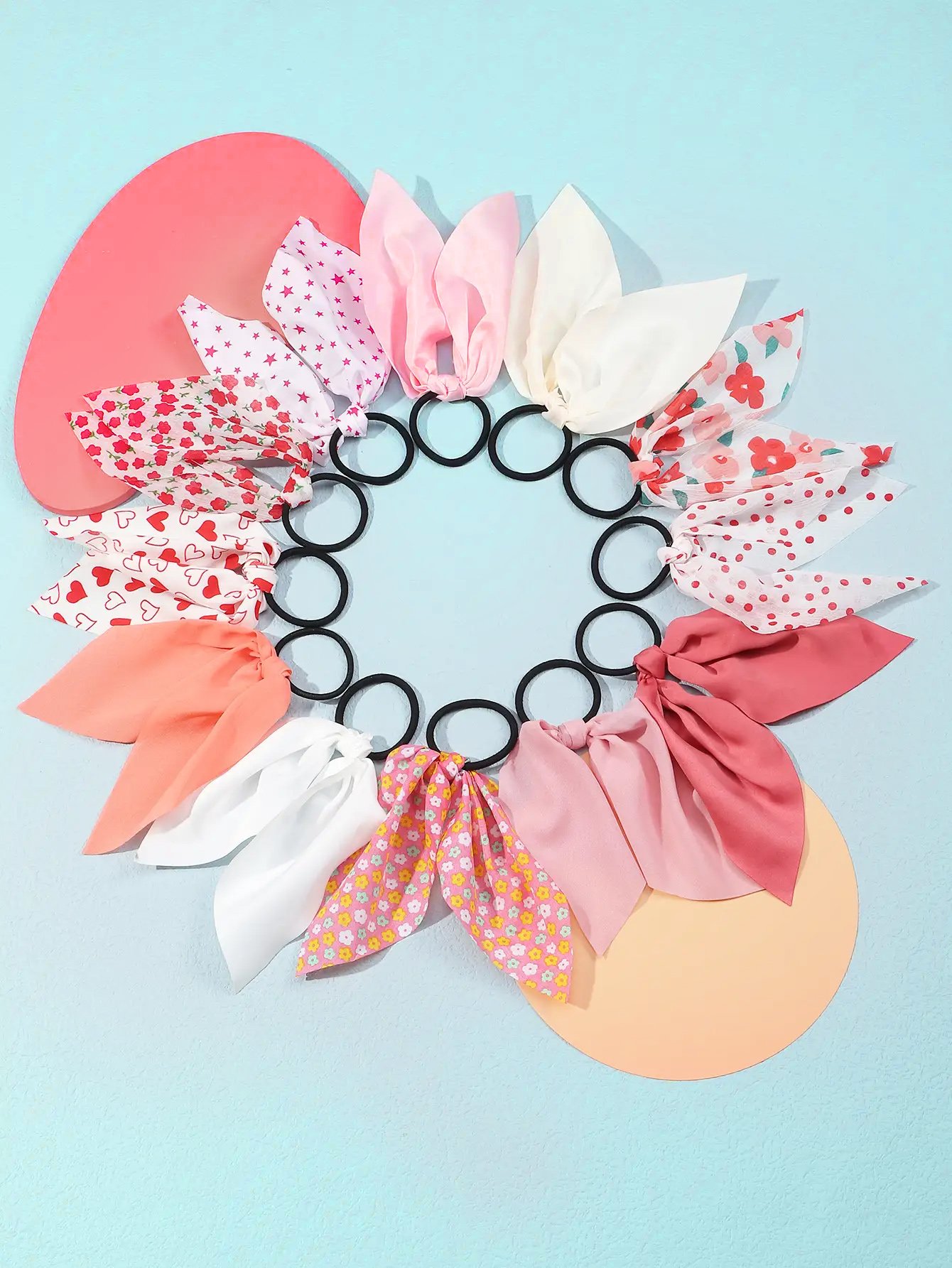 Set of 10 - Fashion Hair Ties