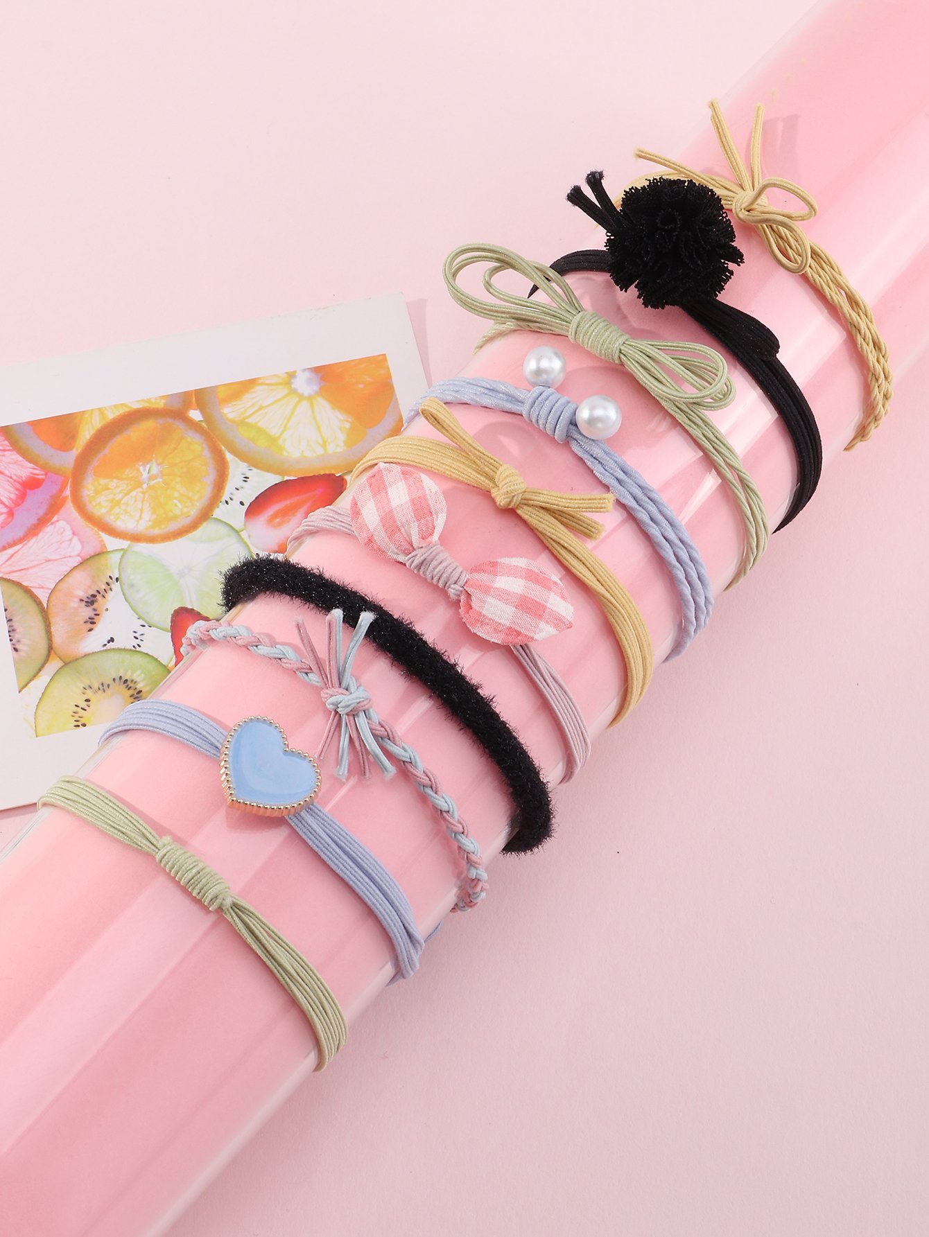 Set of 10 - Fashion Hair Ties