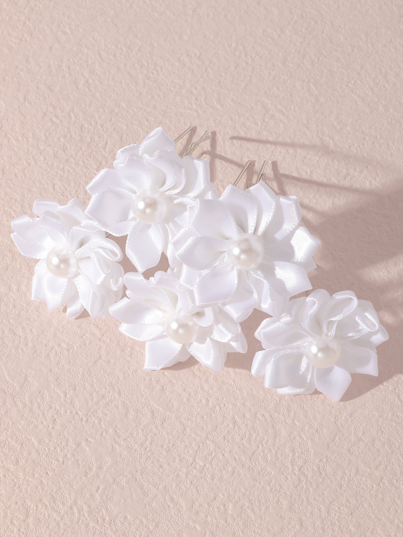 Set of 5 - Flower Hair Pins