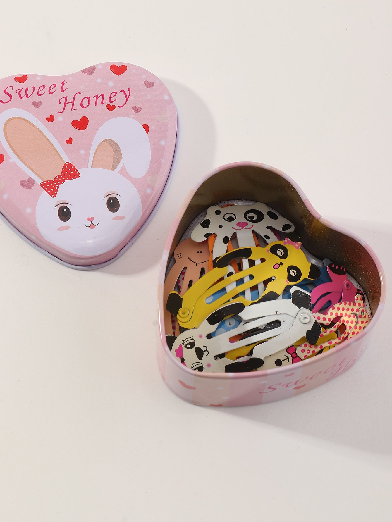 16-Piece Animal Pattern Hair Clips