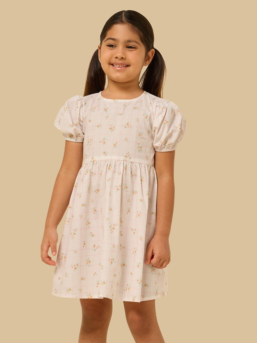 Floral Print Cotton Dress