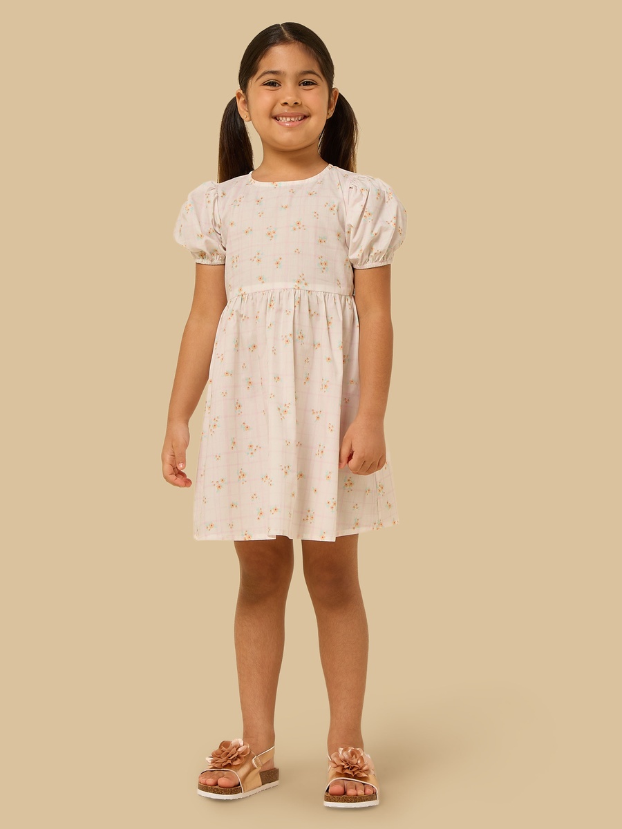 Floral Print Cotton Dress