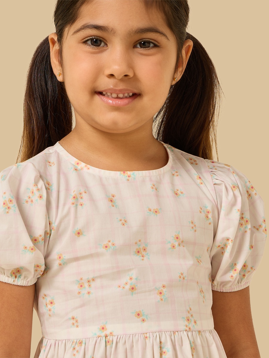 Floral Print Cotton Dress