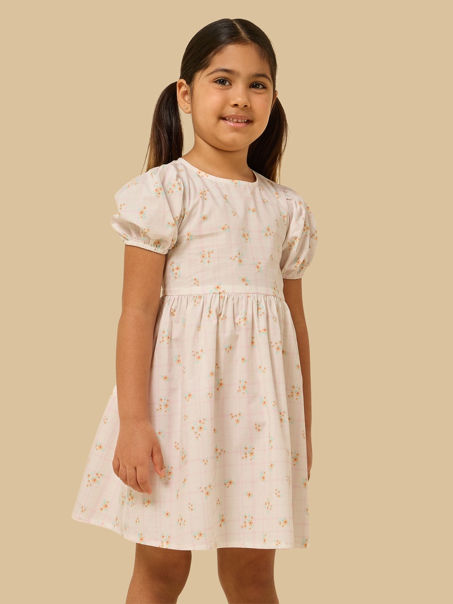 Floral Print Cotton Dress