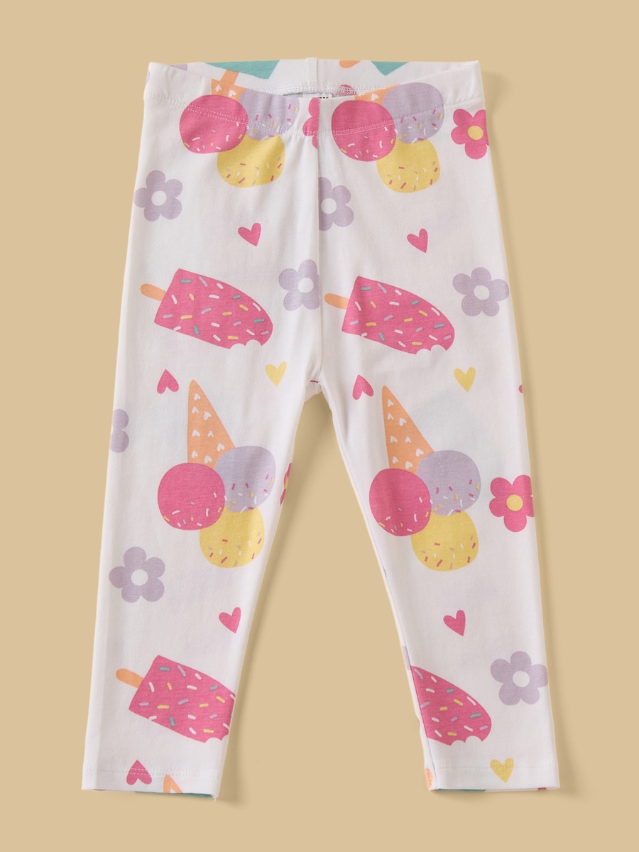 Pack of 3 - Ice Cream Print Leggings