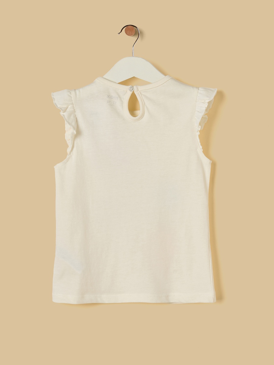 Graphic Print Sleeveless Top