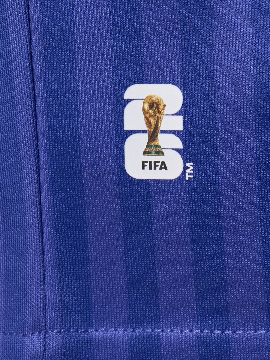 France Print V Neck T-Shirt