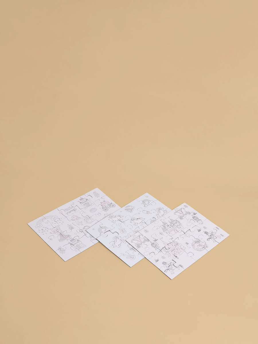 Watercolour Puzzle Book Set