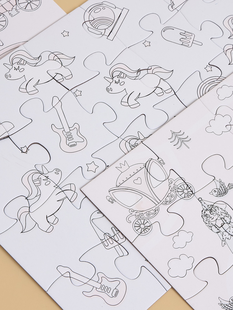 Watercolour Puzzle Book Set