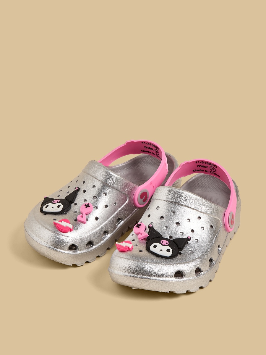 Kuromi Accent Clogs with Backstrap