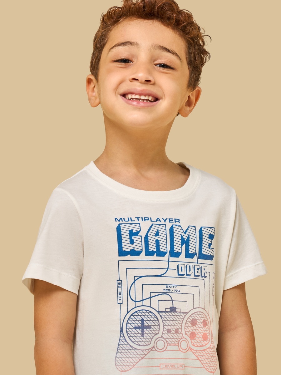 Gamer Print Shorts Set