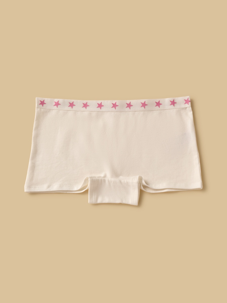 Pack of 5 - Printed Waistband Boyshorts