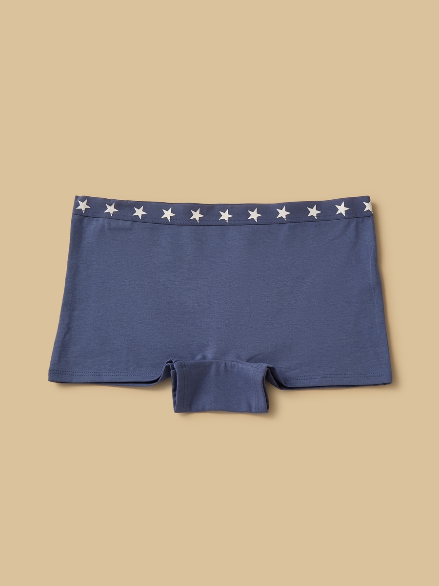 Pack of 5 - Printed Waistband Boyshorts