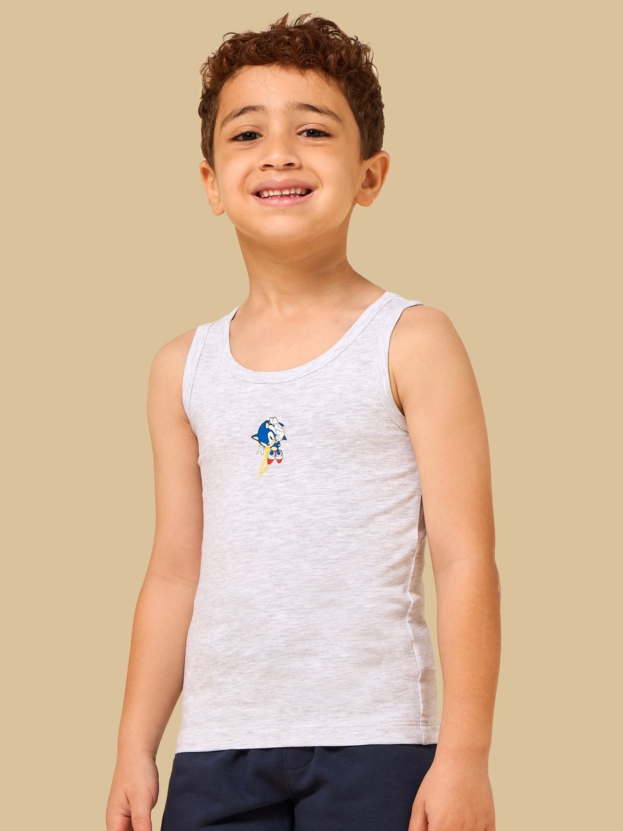 Pack of 2 - Sonic the Hedgehog Print Vest
