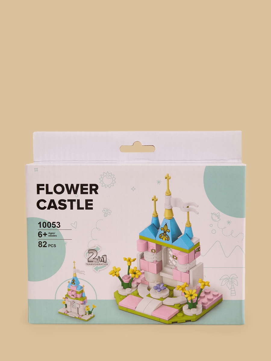 Flower Castle 82-Piece Block Set