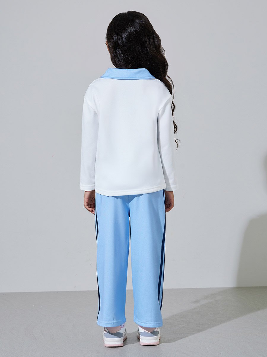 Girls Graphic Long Sleeve T-Shirt and Joggers Set
