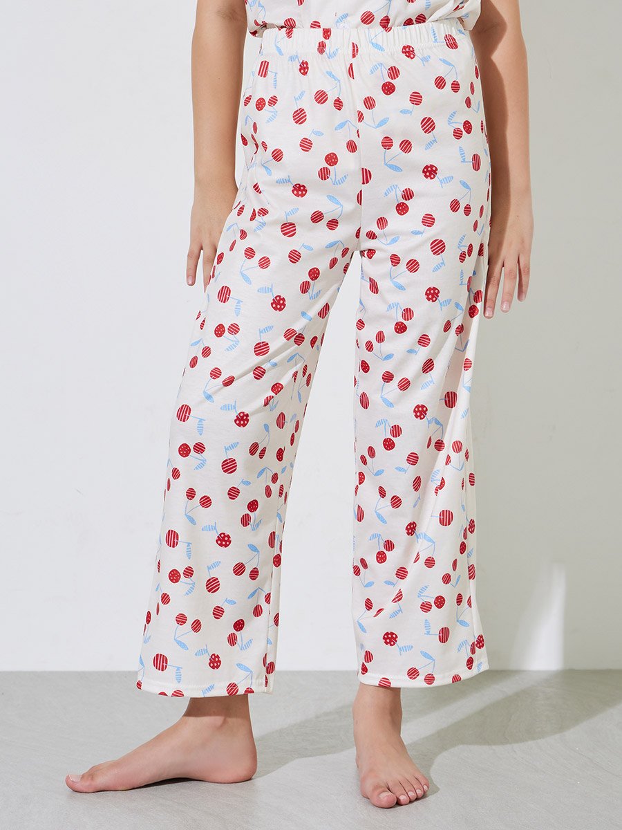 Teen Girls All Over Print Shirt and Pyjama Set