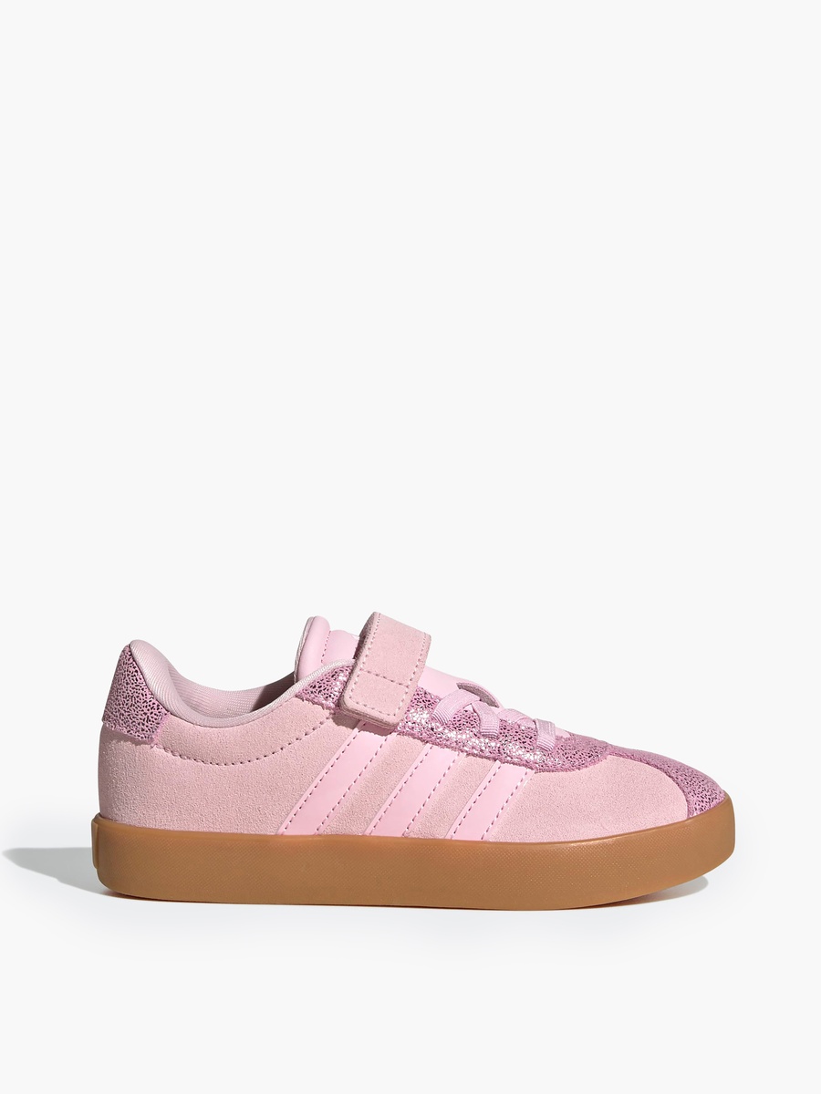 Girls VL COURT 3.0 EL C Panelled Hook and Loop Ankle Sneakers