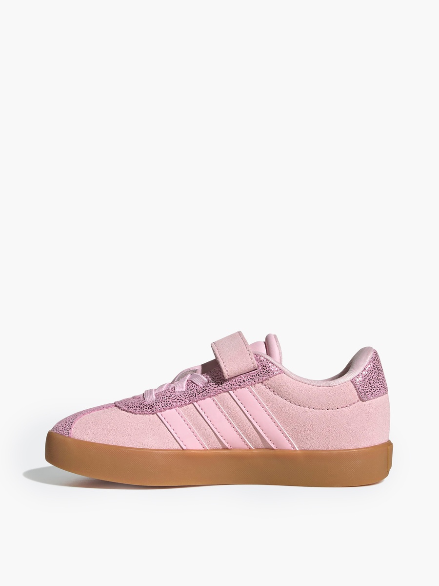 Girls VL COURT 3.0 EL C Panelled Hook and Loop Ankle Sneakers