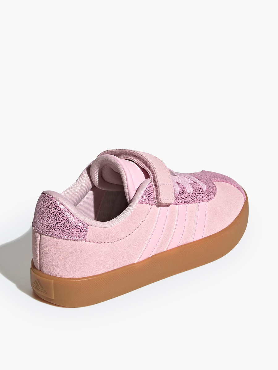 Girls VL COURT 3.0 EL C Panelled Hook and Loop Ankle Sneakers