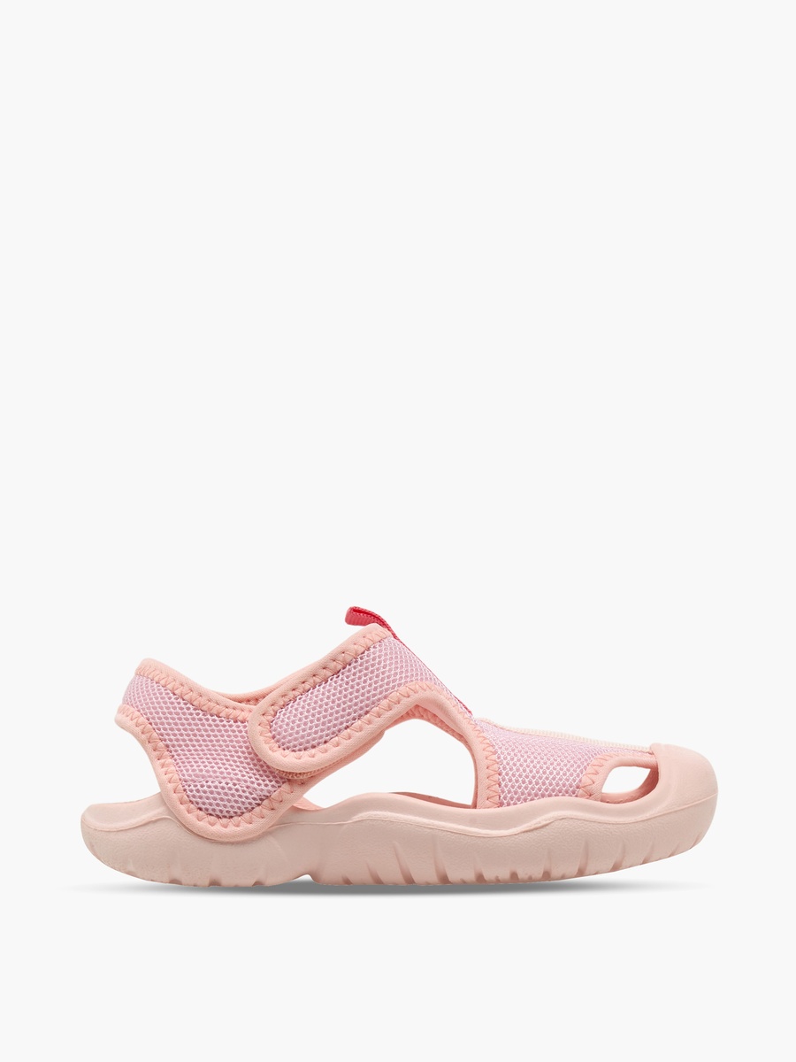 Mesh Texture Sports Sandals with Hook and Loop Closure