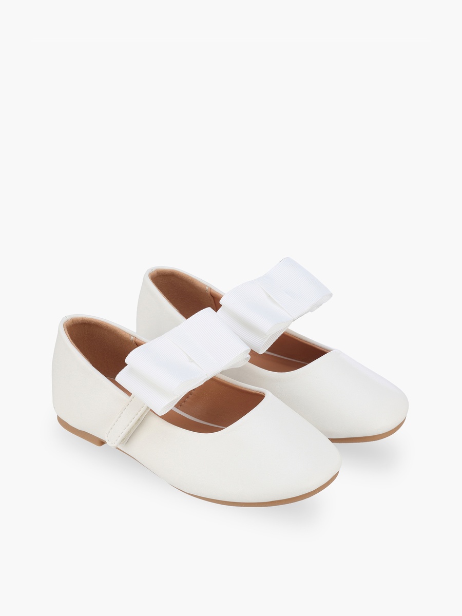 Girls Hook and Loop Ballerina Shoes