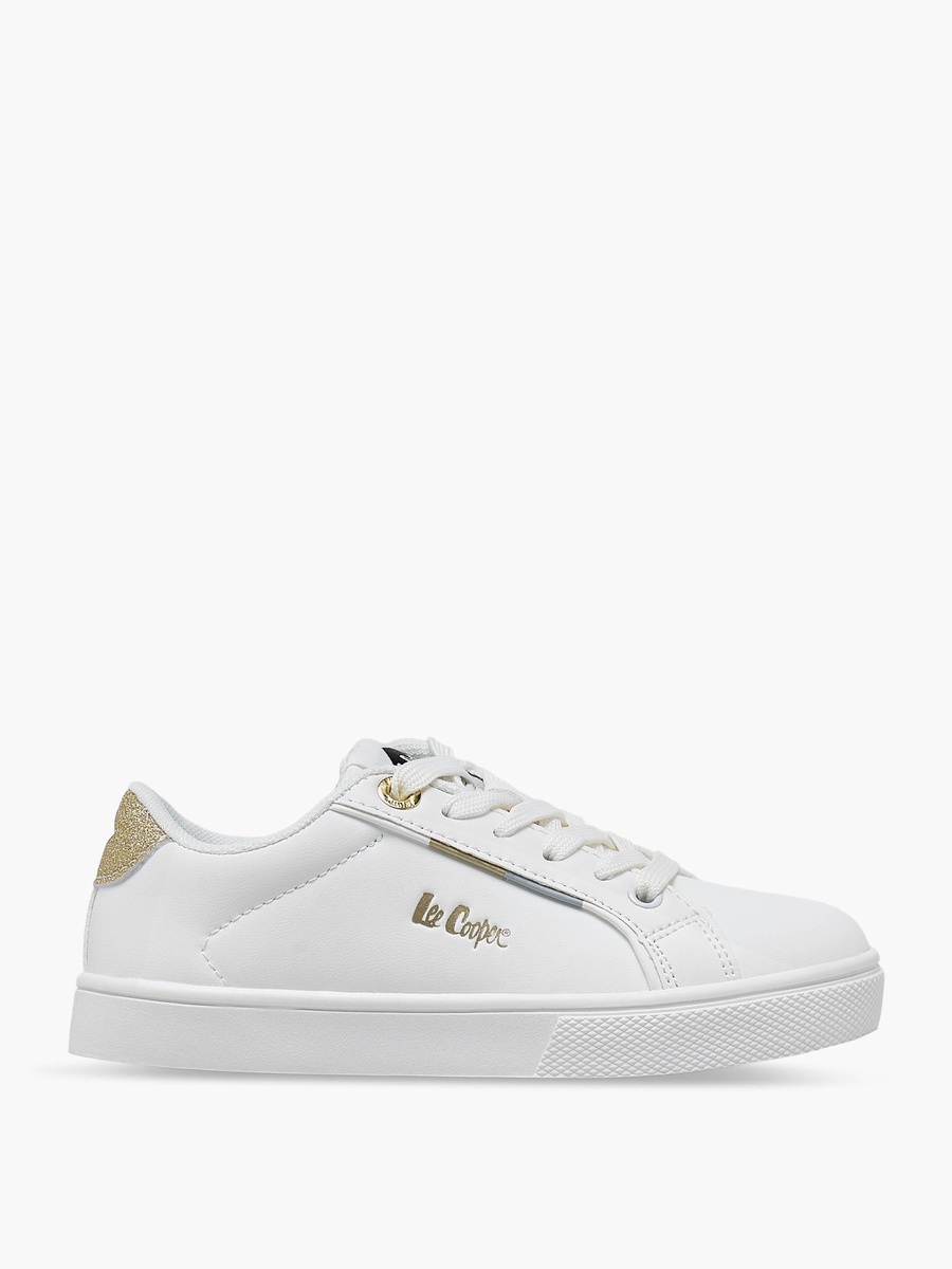 Girls Lace-Up Ankle Sneakers
