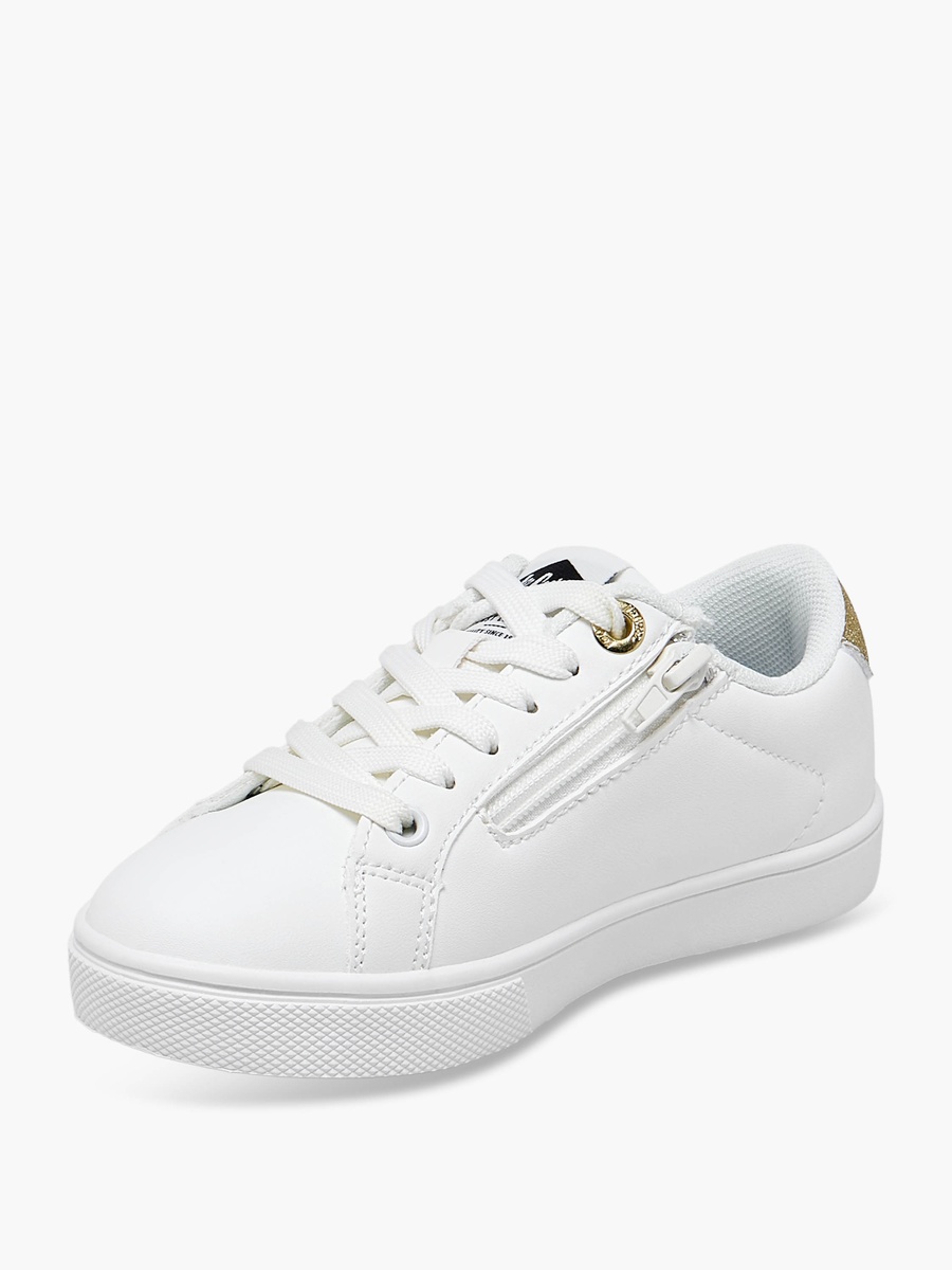 Girls Lace-Up Ankle Sneakers