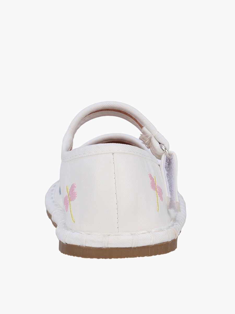 Girls Hook and Loop Ballerina Shoes