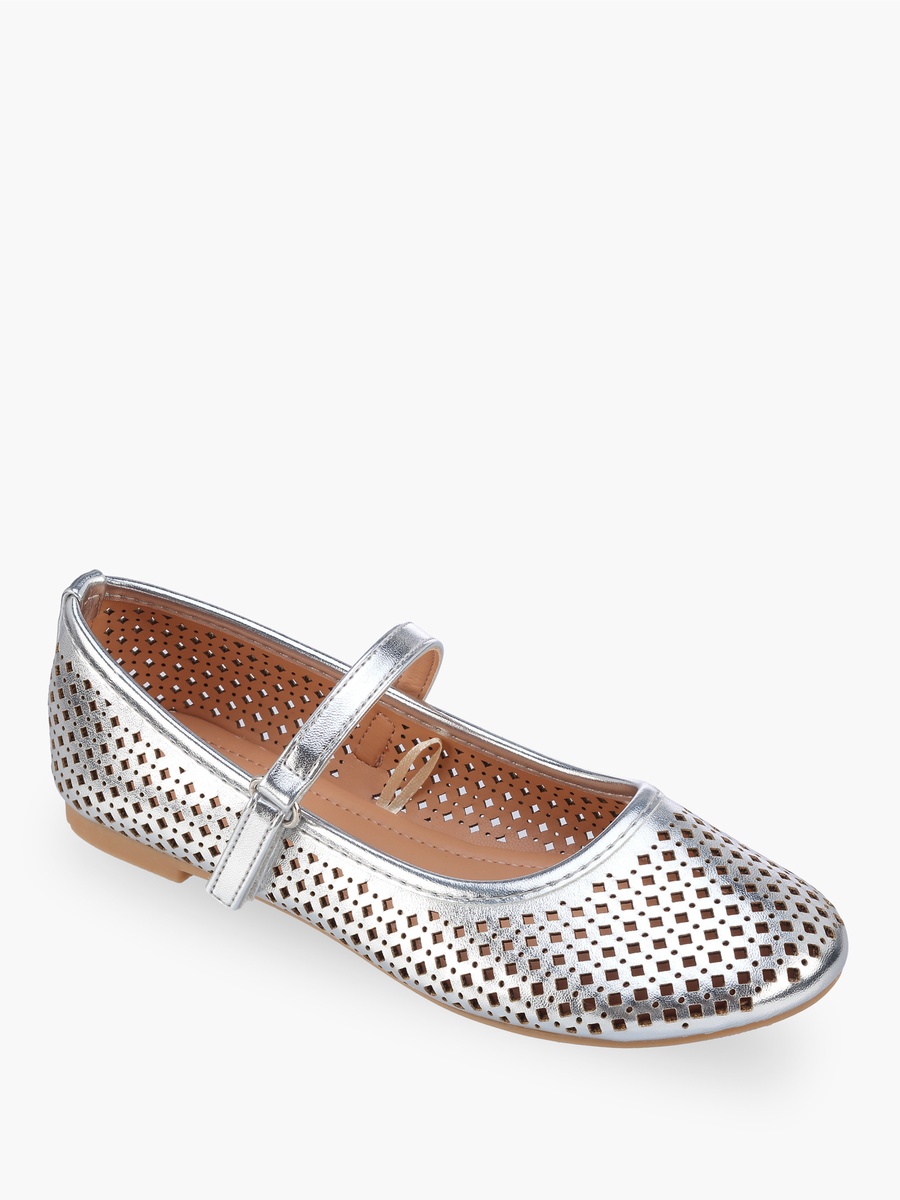 Girls Hook and Loop Ballerina Shoes